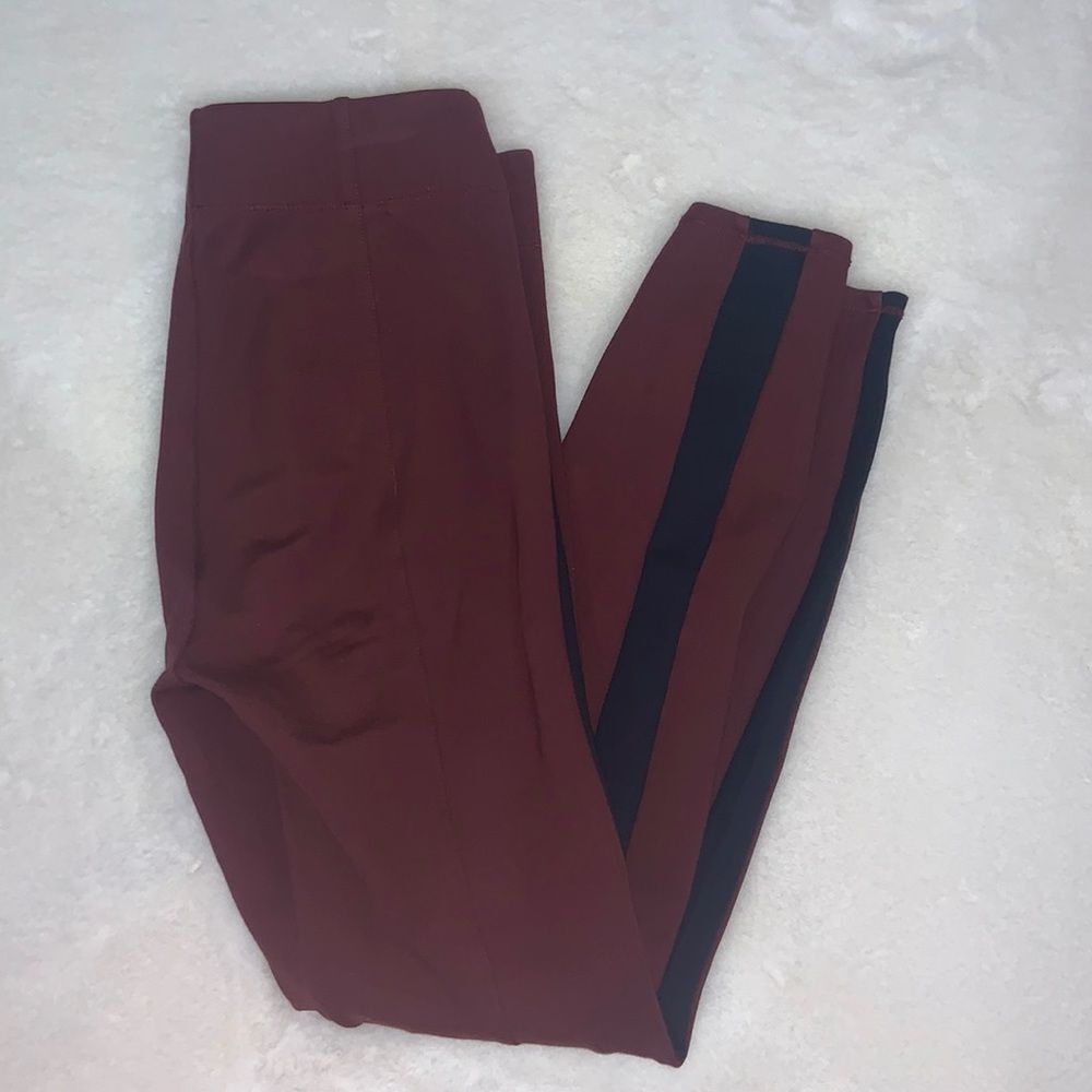 Abercrombie & Fitch Maroon and Navy Pants